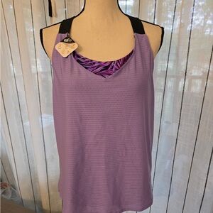 ZeroXposur Lavender and Black Tank Top